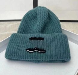 Winter Knitted Hat Warm Thickened Woolen Cap Male and Female Trendy Brand Same Korean Fashion Earmuffs Hat