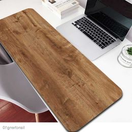 Mouse Pads Wrist Mouse Pad Large Natural Texture Wood Computer Table Rug Office Keyboard Table Rug 900x400 Gaming Laptops R230818