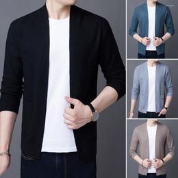 Men's Sweaters Men Knitting Cardigan Stylish Knitted Cardigans With Pockets For Spring Autumn Casual Wear Unisex Knitwear