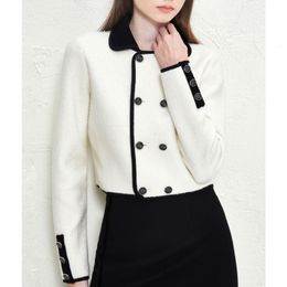 Women's Jackets VII 2023 Fall Clothing Vintage Simple Double Breasted Top Jacket Blouse Sale Offers In Promotion 230817