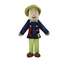 Fireman Fire Man Truckman Mascot Costume Advertising Costume Fancy Dress Party Animal carnival props