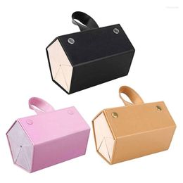 Jewellery Pouches Sunglasses Storage Bag-PU Leather Hanging Foldable Glasses For Case Box