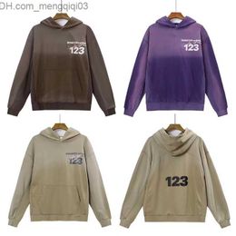 Men's Hoodies Sweatshirts RRR123 Wash and Dye Hoodie Retro Heavy Duty Craft Printed Men's and Women's Loose Fit Sports Hoodies Z230818