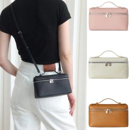 Luxury Extra Pocket l19 Bag Women Genuine Leather Clutch Cosmetic Bags Tote Crossbody Handbag Camera Bag Designer Wallet Mini Pochette Shoulder Bags