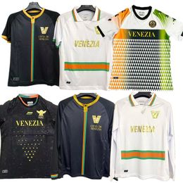 21 22 23 24 Venezia Futebol Jerseys Golden Jersey ARAMU FORTE Veneza 2023 2024 BUSIO Camisas de Futebol Home Away 3º Adukt Kids Kit Uniformes Linda Jersey
