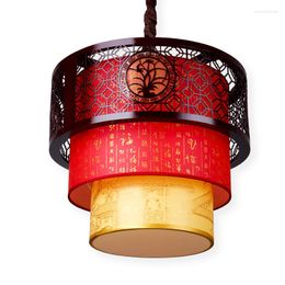 Pendant Lamps In Chinese Antique Style Tome Lamp Spring Festival Year El Tea House Catering Pot Restaurant GD