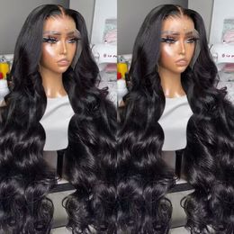 Glueless Lace Wig Human Hair Body Wave 13x6 HD Lace Frontal Wig No Glue Human Hair 220%density Lace Frontal Wig for Women