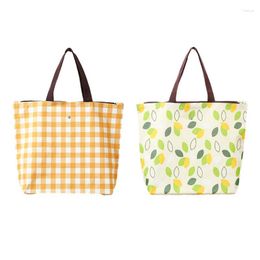 Storage Bags Foldable Shopping Large Capacity Totes Reusable Shoulder Handbags Waterproof Oxford Cloth For Groceries Clothes Toys