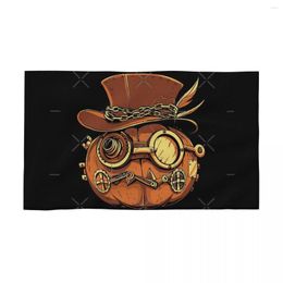 Towel Cool Halloween Steampunk Pumpkin 40x70cm Face Wash Cloth Soft Suitable For Tour Wedding Gift