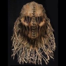 Party Masks Scarecrow Mask Horror Halloween Creative Costume Headgear For Masquerade Cosplay Scary Props 230817