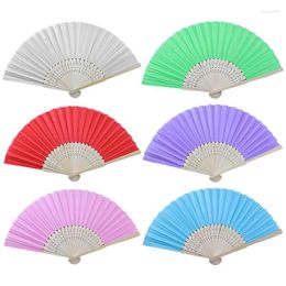 Decorative Figurines Small Folding Hand Fan Personalize Hand-painted Foldable Paper Chinese Japanese Vintage Bamboo Silk Fans Pography