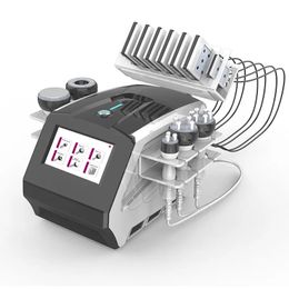 Portable 80K cavitation RF 6 in 1 Vacuum Cavitation System Machine Loss Weight Skin Tightening Cellulite Reduction Skin Rejuvenation Wrinkle Remover Machine