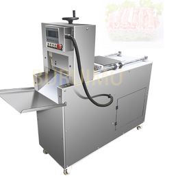 CNC Single Cut Lamb Roll Machine Electric Commercial Diced Meat Vegetable Slicer Meat Slicer Industrial Fresh Meat Slicer