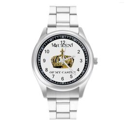 Wristwatches Crown Quartz Watch Hit Sales Vintage Wrist Steel Lady Sport Design Wristwatch