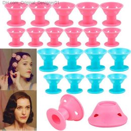 20/30ps curler silicone soft rubber magic curler without heat and clip for sleeping women curler styling tool heating curler Z230819