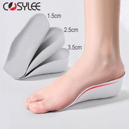 Shoe Parts Accessories Arch Support Height Increase Insoles Half Pads Orthopaedic Breathable Memory Foam 7 Points Lifts Flat Feet 230817