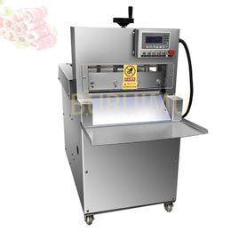 Automatic Electric Meat Cutter Double Cut Mutton Roll Machine Cutting Beef Lamb Roll Machine