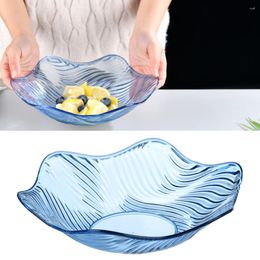 Dinnerware Sets Serving Plate Tray For Fruit Salad Bowl Cheese Dessert Lunch Pasta Meals Dish Blue