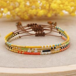 Strand BohoBliss Autumn Yellow Series Miyuki Dainty For Women Boho Style Fashion Jewelry Friendship Gift Her