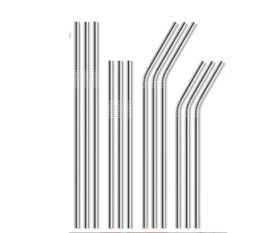 6MM 150MM/160MM 180MM 304 Stainless Steel Straw Reusable Drinking Straws For Home Party Wedding Bar Drinking Tools Barware Ordinary LL