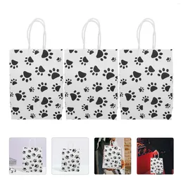 Dog Carrier Candy Bag Cookie Pouch Paper Gift Bags Handles Party Favours Printing Goodies