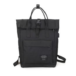 School Bag Large Capacity Canvas Backpack Multifunctional Shoulder Laptop Rucksack USB Fashion Travel for Girls 230817