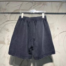 Men's Shorts Fashion Brand High-end Original Distressed Design Luxury Women Beach Pants High Quality Famous Unisex Trend