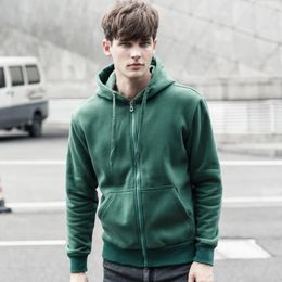 Gym Clothing Outdoor With Hooded Men Sweatshirts Knitted Cardigan Fleece Coat Camping Hoody Male Warm Skateboarding Sports Hoodies