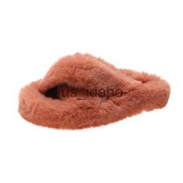 Slippers Round Toe Low Heel Shoes Elegant Women Woman's Slippers Comfortable Women's Fluffy Bedroom Fur Cute Home Sabot Furry Heels Flat J230818