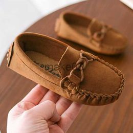 Sneakers 2023 Spring Autumn Children Shoes Boys Loafers Girls Moccasins Slipon Shoes Flat Sneakers Kids Flat Casual Shoes Size 2135 J230818