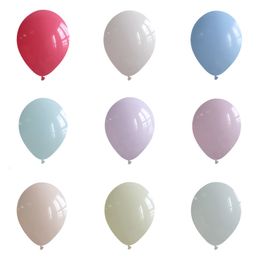 Other Event Party Supplies 12inch 50pcs Macaron Latex Balloon Pastel Candy Christmas Wedding Birthday Decorations Baby Shower Air Globos 230818