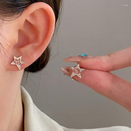 Stud Earrings Star Ear Studs Women's Unique With A Small Audience Design Sense Advanced Earclip