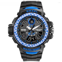 Wristwatches Men Watches Sport Military Digital Watch LED Display Army Alarm Clock Relogio Masculino 8014 Waterproof