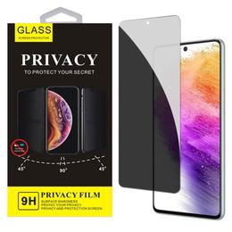 2.5D Privacy Anti-Spy Tempered Glass Screen Protector For Samsung S21 S22 Plus S23 FE A25 A04 A04E A14 A24 A34 A54 A13 A23 A33 A53 A73 A12 A22 A32A52 A72 With Retail Package