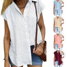 Women's T Shirts Y2k Tops Women Clothing Fashion Casual Clothes Vintage Elegant Summer Cotton Linen Comfortable Streetwear T-shirts