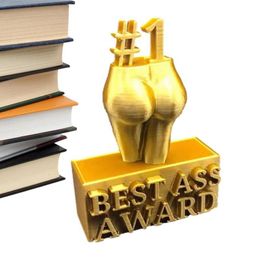 Decorative Objects Figurines Oscar Trophy Award Ornament Gold Plated Competition Craft Souvenir Party Celebration Gift Ass Resin 230818
