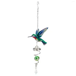 Pendant Lamps Outdoor Wind Chimes For Outsideations Bird Hanging Themed Suncatcher Stainless Steel 3D Chime Rotation Rotatory