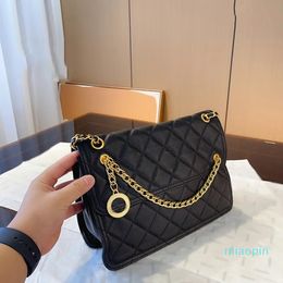 2023-Luxury Handbag Classic Designer Bag Fashionable Women's Casual Shoulder Bag Popular Chain Crossbody Premium Leather Flap Large Capacit