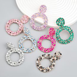 Stud Earrings Arrival Bohemian Style Rhinestone For Women Fashion Collection Accessories