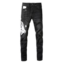 SS New Mens Jeans designer jeans high quality fashion mens jeans cool style luxury designer denim pant distressed ripped biker black blue jean slim fit motorcycle