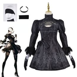 Cosplay Nier Automata Cosplay Costume Yorha 2B sexy Outfit Games Suit Women Role Play Costumes Girls Halloween Party Fancy Dress 230817