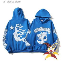 Men's Hoodies Sweatshirts Blue Hellstar dios Hoodie Men Women Vintage Hellstar Hoodie Pullovers Hoody Sweatshirts T230818