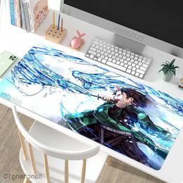 Mouse Pads Wrist Demon Slayer Mouse Pad New Custom Computer Mousepad Mouse Mat Natural Rubber Non-Slip Soft Mice Pad Table Mat R230818