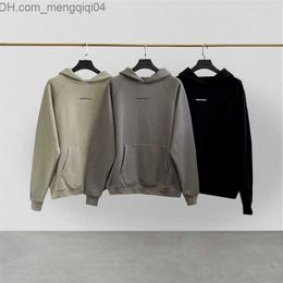 Men's Hoodies Sweatshirts Classic Fashion Brand Basic Drawn Hoodie Simple Small Letter Printing Large Unisex Hip Hop Loose Solid Sweater Z230818