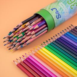 Painting Pens 24 Colour Prismacolor Betis Coloured Pencil Toput for Painting To School Metal Colour Pencil Business Supplies Professional Drawing 230817
