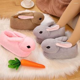 Slippers Winter Women Indoor Boots Lovely Plush Girl Warm Flat Home Cotton Shoes Soft Cloth Sole Non-slip Floor