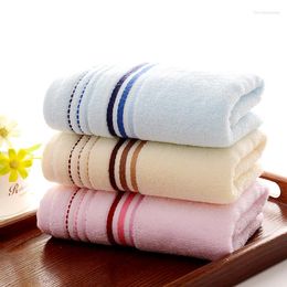 Towel 3pcs/lot 2023 34 75cm Luxury Cotton Face Towels High Quality Bathroom Hand Striped Facial Terry