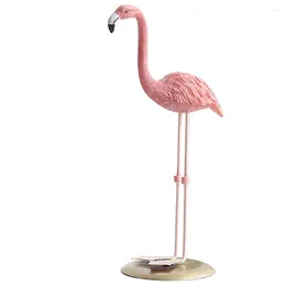 Decorative Figurines Flamingo Ornament Statue Indoor Resin Figurine Adorable Yard Tabletop Decorations Party Home