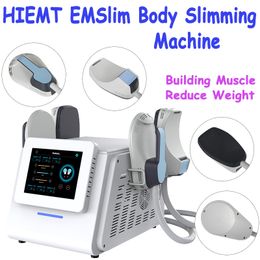 Salon Use HIEMT Emslim 4 handles Fat Removal Muscle Training Creating Peach Hip Body Shape Machine