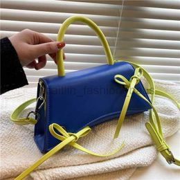 Designer Bag Contrast Colour Personalised Bowknot Hourglass Women's 2021 New Creative Fashion Handheld Trend Crossbody designer bag caitlin_fashion_bags